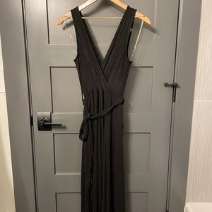 Final Touch Stretch Wrap Jumpsuit